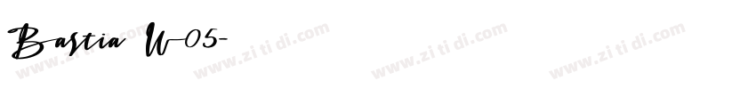 Bastia W05字体转换